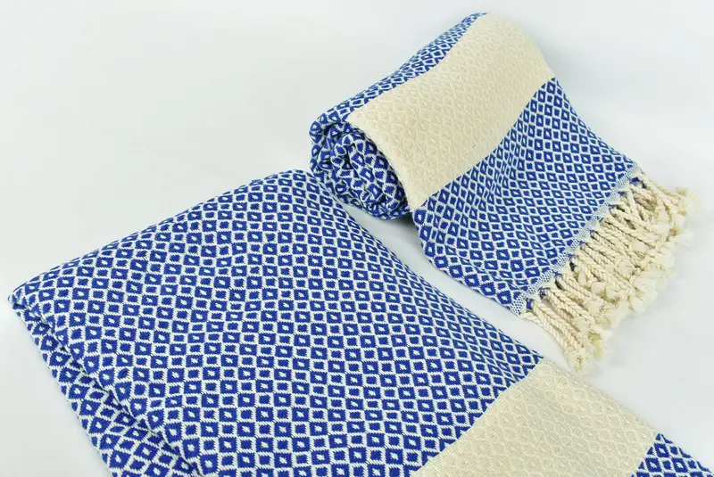 Monogrammed Beach Towel, Quick-dry travel peshtemal towel, Quick-dry towel, 70x40 Cotton Geometric Towel, Sand-free towel, Bachelorette Favor - 7