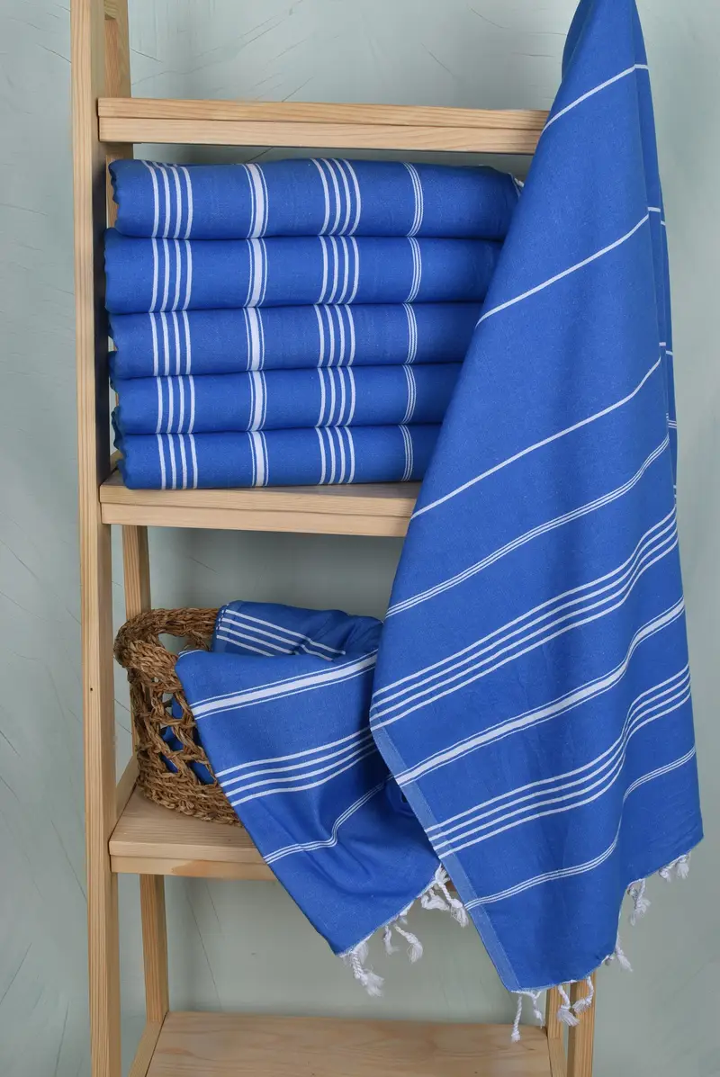 Personalized Turkish Towel, 70x40 Cotton Striped Towel, Peshtemal Towel, Personalized Gift For Her, Bachelorette Beach Towel, Turkish bath towel - 3