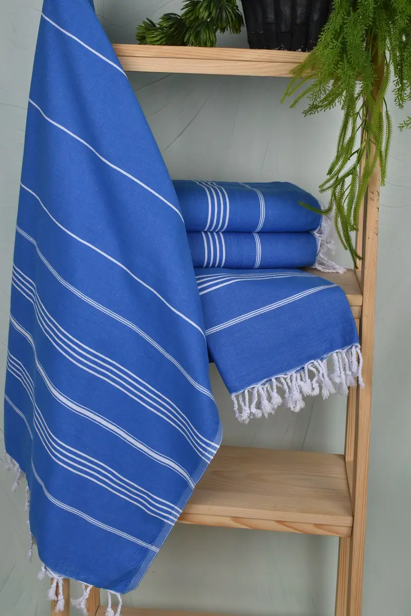 Personalized Turkish Towel, 70x40 Cotton Striped Towel, Peshtemal Towel, Personalized Gift For Her, Bachelorette Beach Towel, Turkish bath towel - 6