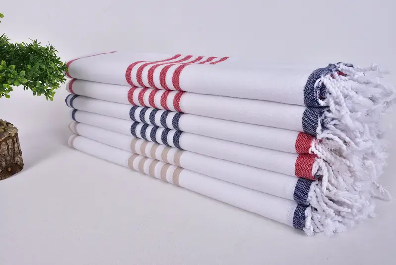 Spa Gift, 70x40 Cotton Striped Towel, Quick-dry peshtemal, Monogrammed Beach Towel, Turkish Bath Towel USA, Personalized Turkish Towel - 3