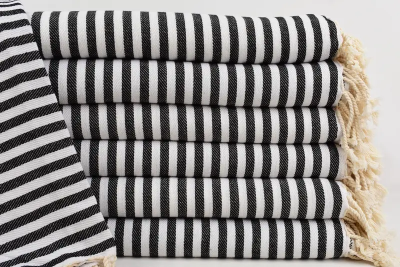 Personalized Bridesmaid Gift, Summer Gift Ideas, Bachelorette Favor, Embroidered Towel, Personalized Towel, 70x40 Cotton Striped Towel, Pool Towels