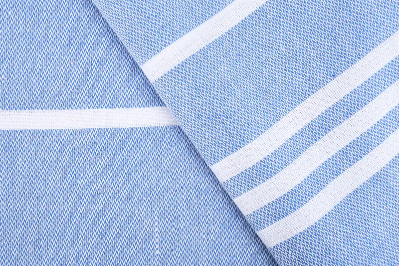 Absorbent towel, Turkish hand towel, Turkish bath towel, Embroidered Beach Towel, Turkish Towel Set, 70x40 Cotton Striped Towel, Gift For Coworker - 5