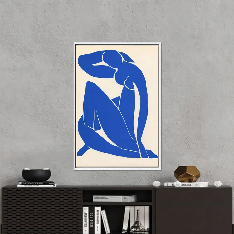 Cuadro de silueta de mujer abstracta moderna - Expresionismo de moda