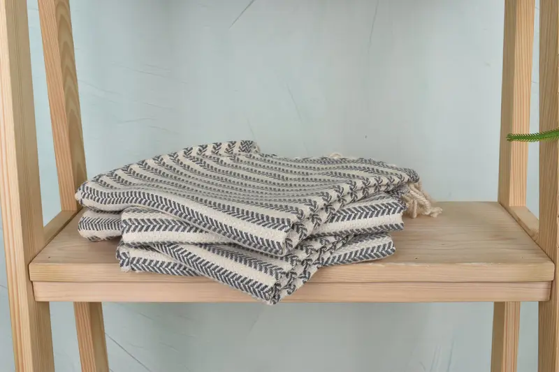 Monogram Kitchen Towel, Gift For Him, Turkish Tea Towel, 40x18 Cotton Chevron Towel, Monogrammed Hand Towel, Monogram Towels, Welcome Wedding Gift - 7