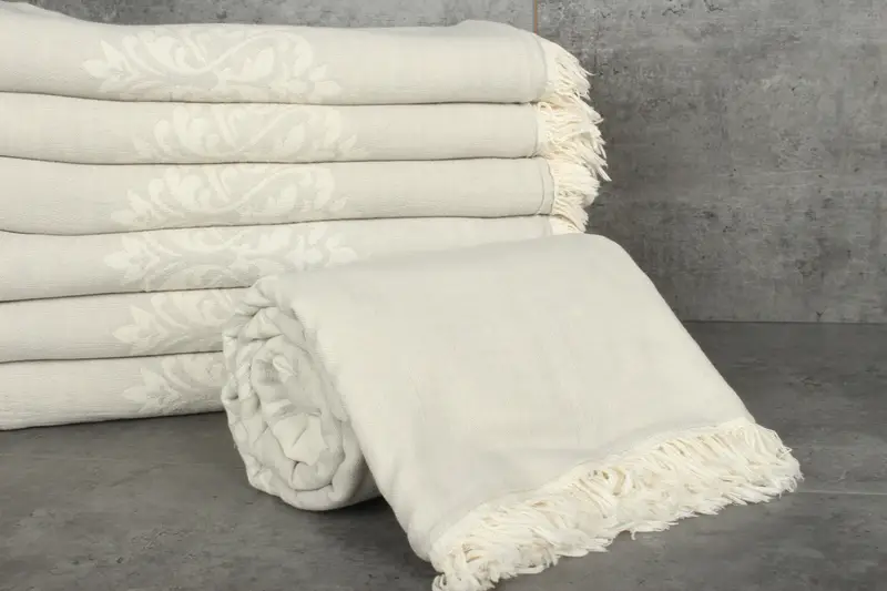 Bachelorette Party Favors, Throw Blanket, Custom Wedding Gifts, Christmas Gift Blanket, Shower Curtain, 70x60 Cotton Baroque Towel, Organic Throw - 3