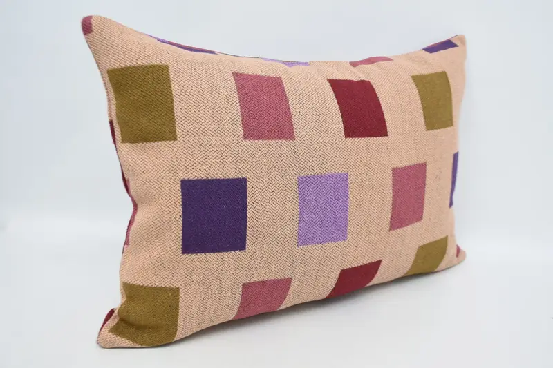 Pillow, 20x28 Red Pillow Case, Boho Pillow Sham Cover, Kilim Cushion Sham, Ethnic Throw Pillow Case, Oriental Cushion Cover, Boho Pillow - 3