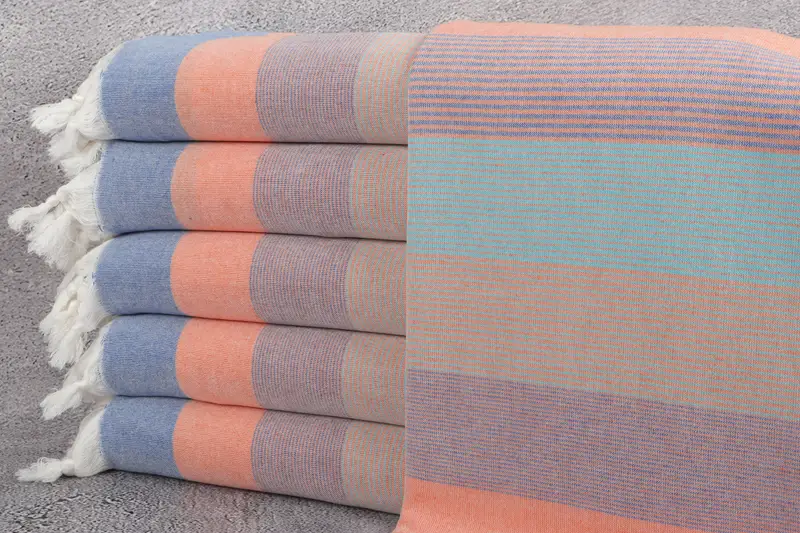 Pool Towels, Travel Towel, Personalized Gift For Her, Gift For Him, 68x40 Cotton Striped Towel, Gym Towel, Bridesmaid Gift, Sand-resistant towel - 1