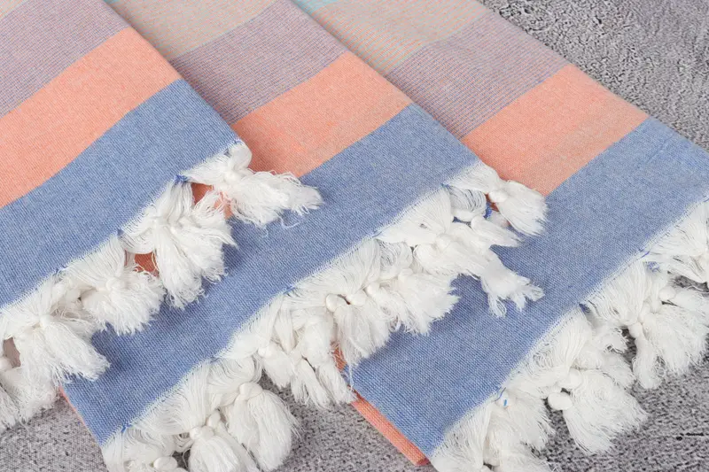 Pool Towels, Travel Towel, Personalized Gift For Her, Gift For Him, 68x40 Cotton Striped Towel, Gym Towel, Bridesmaid Gift, Sand-resistant towel - 5