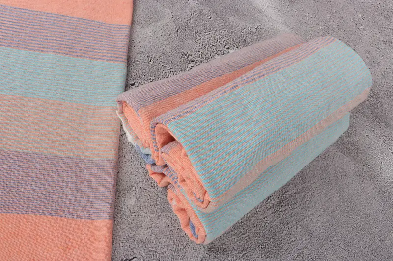 Pool Towels, Travel Towel, Personalized Gift For Her, Gift For Him, 68x40 Cotton Striped Towel, Gym Towel, Bridesmaid Gift, Sand-resistant towel - 8