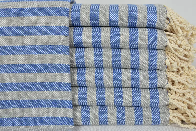 Yoga Towel, Wedding Gifts Towel, Gifts For Him, Personalize Gift, Bachelor Bachelorette Party Favors, 70x36 Cotton Striped Towel, Family Gift Basket - 1