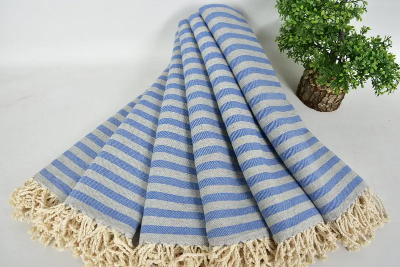 Yoga Towel, Wedding Gifts Towel, Gifts For Him, Personalize Gift, Bachelor Bachelorette Party Favors, 70x36 Cotton Striped Towel, Family Gift Basket - 4