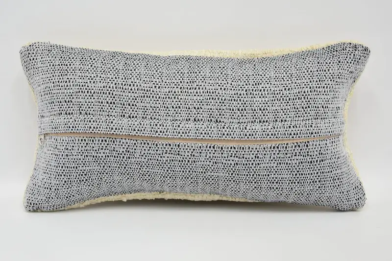 Cushion Cover, Pillow for Couch, 8x16 Beige Pillow Case, Retro Pillow Cover, Throw Kilim Pillow, Ethnical Kilim Rug Pillow, Wholesale Pillow Cover - 6