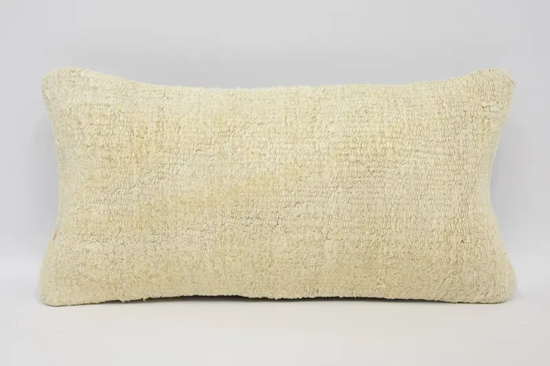 Cushion Cover, Pillow for Couch, 8x16 Beige Pillow Case, Retro Pillow Cover, Throw Kilim Pillow, Ethnical Kilim Rug Pillow, Wholesale Pillow Cover - 1