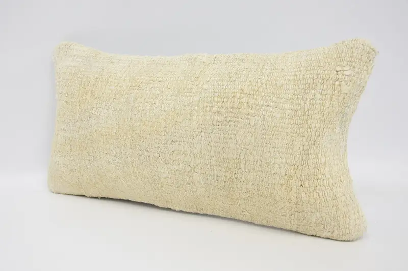 Cushion Cover, Pillow for Couch, 8x16 Beige Pillow Case, Retro Pillow Cover, Throw Kilim Pillow, Ethnical Kilim Rug Pillow, Wholesale Pillow Cover - 4