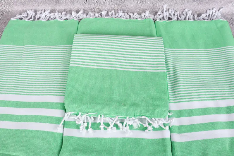 Organic Towel, Custom Towel, Engagement Gift, Bridesmaid Gift, Quick-dry travel peshtemal towel, Turkish Towel USA, 70x40 Cotton Striped Towel - 4
