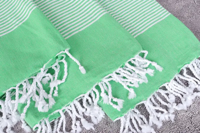 Organic Towel, Custom Towel, Engagement Gift, Bridesmaid Gift, Quick-dry travel peshtemal towel, Turkish Towel USA, 70x40 Cotton Striped Towel - 5