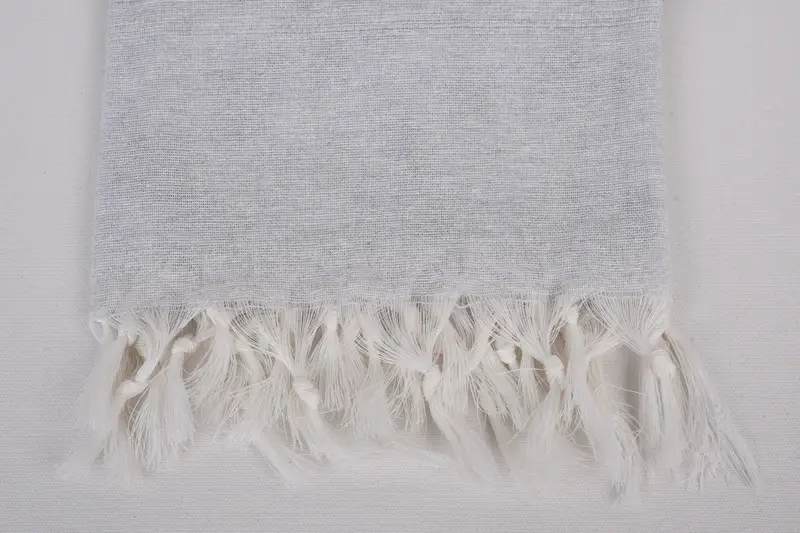 Monogram Beach Towel, Custom Gift, Organic Turkish towel, First Wedding Anniversary Gift, Spa Gift Towel, Baby Boy Gift, 68x40 Cotton Striped Towel - 3