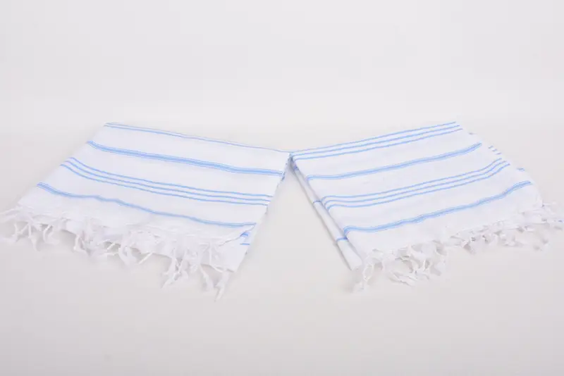 40x24 Cotton Striped Towel, Turkish Towel Hand Towel, Memorial Gift, Monogram Kitchen Towel, Wedding Anniversary Gift, Kitchen Towel, Summer Gift - 6