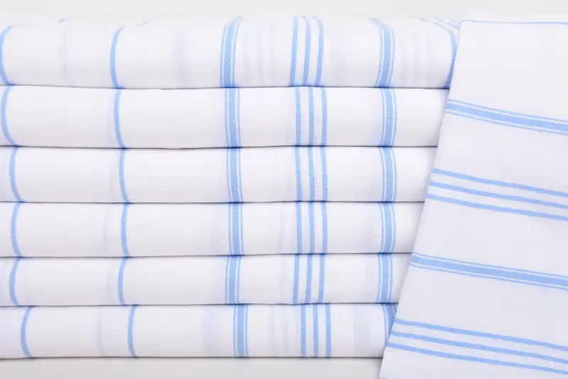 40x24 Cotton Striped Towel, Turkish Towel Hand Towel, Memorial Gift, Monogram Kitchen Towel, Wedding Anniversary Gift, Kitchen Towel, Summer Gift - 2
