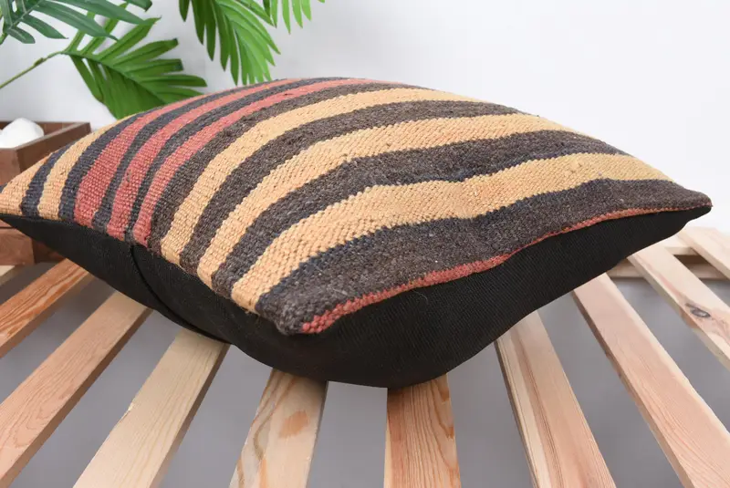 Kissen, türkisches Kissen, Kissen für Sofa, dekoratives Wurfkissen, gedämpfter Kissenbezug, Yoga -Kissen -Hülle, Kilim -Kissen -Schein, 18x18 Rotkissen Schein - 6