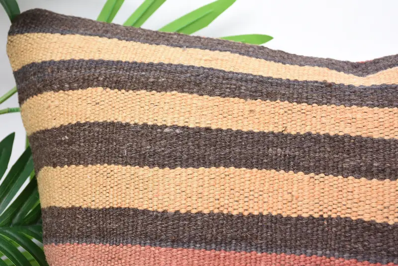 Kissen, türkisches Kissen, Kissen für Sofa, dekoratives Wurfkissen, gedämpfter Kissenbezug, Yoga -Kissen -Hülle, Kilim -Kissen -Schein, 18x18 Rotkissen Schein - 2