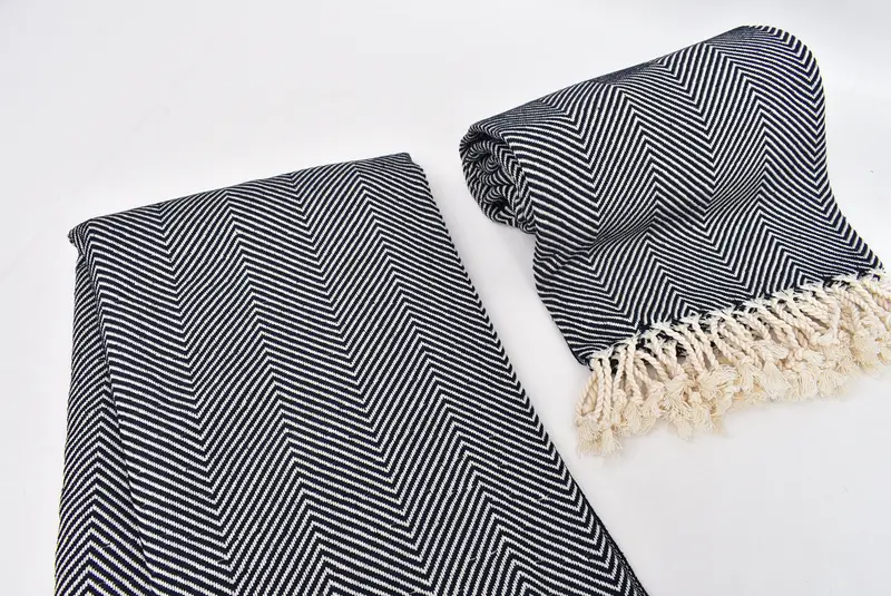 70x40 Cotton Herringbone Towel, Birthday Gift, Scarf Towel, Luxury towel, Custom Towel, Turkish Towel Bulk, Organic Towel, Absorbent Turkish towel - 7