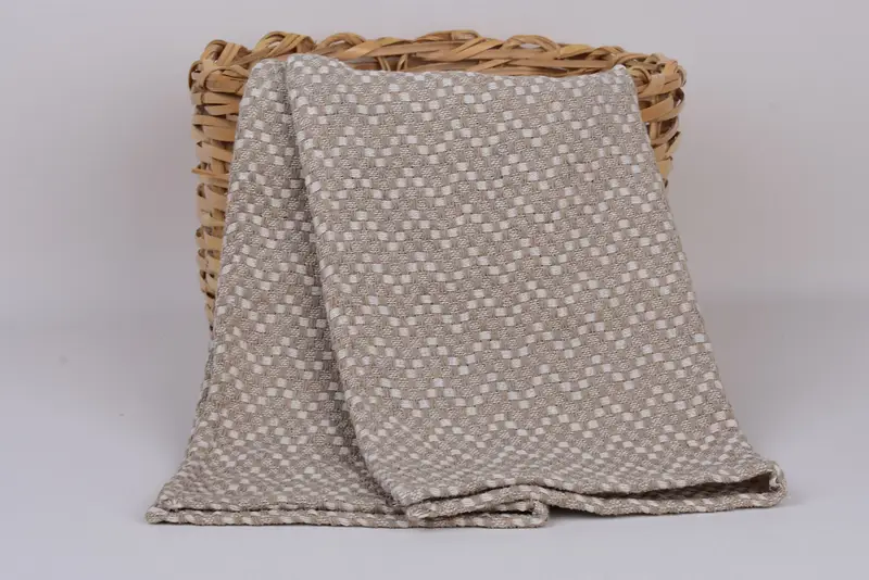 Boyfriend Gift, Gift For Her, Monogram Hand Towel, 32x20 Cotton Herringbone Towel, House Warming Gift, Kitchen Towel, Turkish Towel Hand Towel - 5