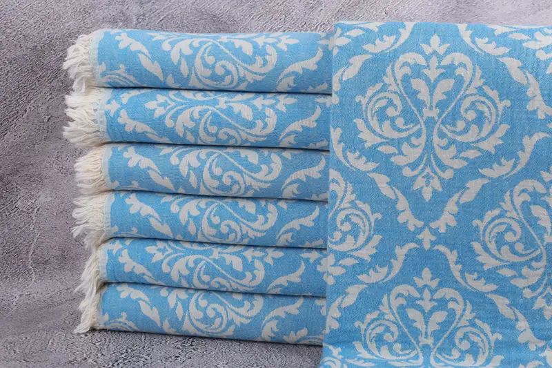 Spa Towel, Bathroom Towel, 68x36 Cotton Baroque Towel, Bridemaids Beach Towel, Custom Gift, Personalized Beach Towel, Peshtemal Towel, Organic Towel - 2