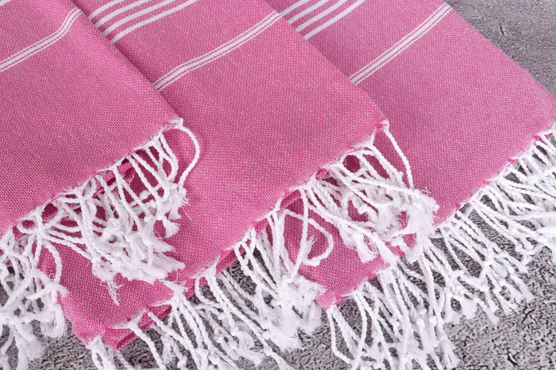 Personalized Wedding Gift For Couple, 70x40 Cotton Striped Towel, Handmade Turkish Towel, Bath towel, Best Friend Gift, Travel Towel, Beach towel - 5