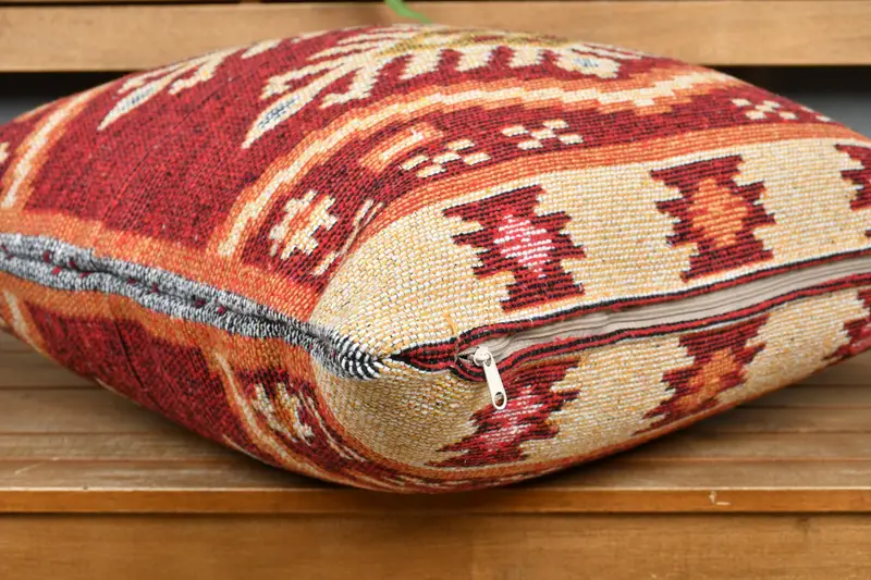 Bolsterkissen, Vintage -Kissen, handgefertigt - 4