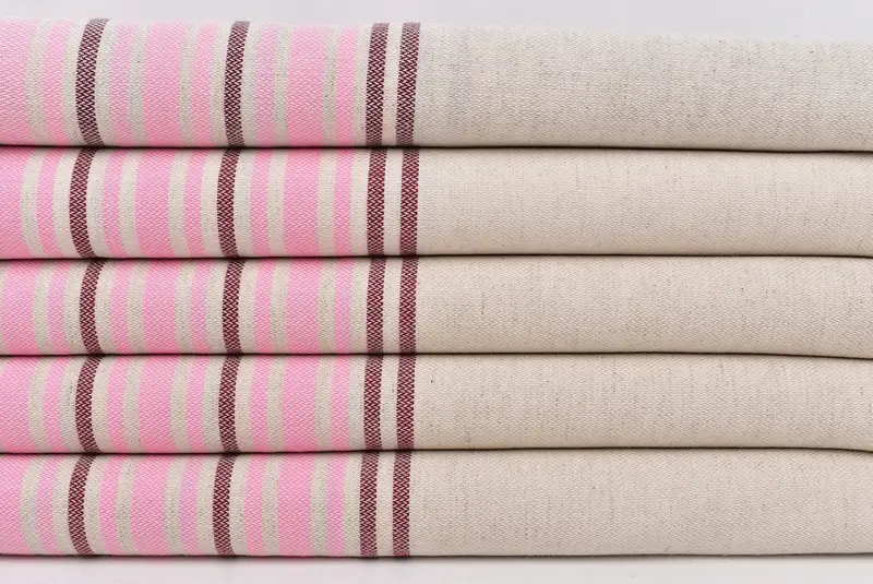 Peshtemal de secado rápido, regalo para novio, solteros de soltera de soltera, favores de despedida de soltera, toalla a rayas de lino 70x40, toalla Hammam USA - 2