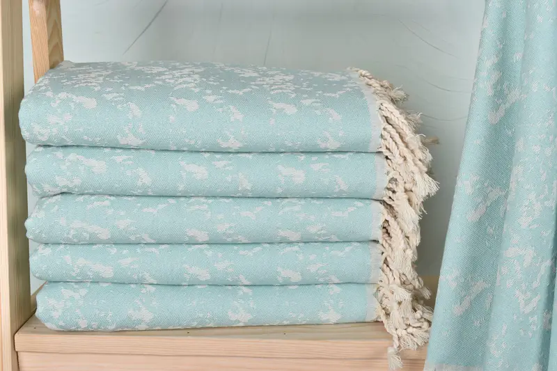 Gifts For Him, 70x40 Cotton Carretta Patterned Towel, Lightweight towel, Turkish towel bulk order for wedding gifts, Turkish towel, Baby Boy Gift - 2