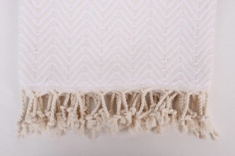Hammam towel, Best Friend Gift Ideas, 70x40 Cotton Zig zag Towel, Bachelorette Party Gift, Gift For Him, Fringed Turkish peshtemal beach towel USA - 3