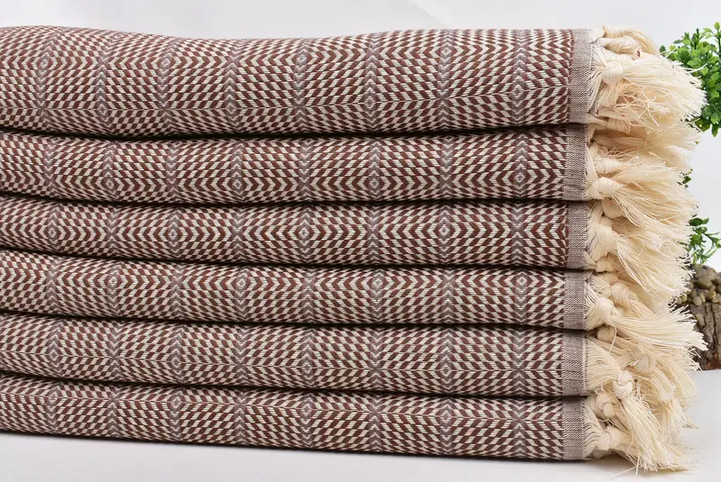 Traditional Turkish peshtemal for hammam, Gift For Her, Bridesmaid Gift, Halloween Gifts, 70x40 Cotton Striped Towel, Bachelor Gifts, Organic Towel - 3