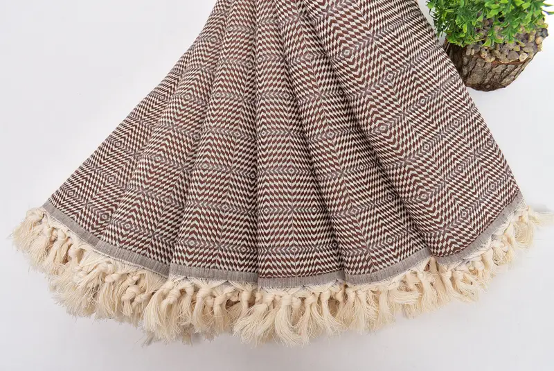 Traditional Turkish peshtemal for hammam, Gift For Her, Bridesmaid Gift, Halloween Gifts, 70x40 Cotton Striped Towel, Bachelor Gifts, Organic Towel - 4