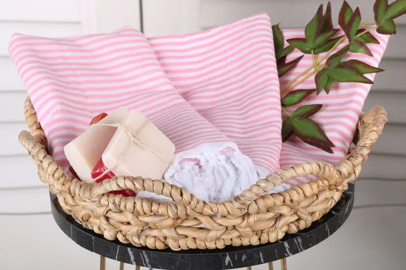 Guest Towel, Summer Gift Ideas, Quick-Dry Beach Towel, 68x36 Cotton Striped Towel, Quick-dry peshtemal, Mother Of The Groom Gift, Gift For Him - 5