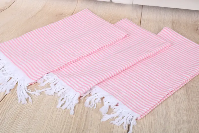Guest Towel, Summer Gift Ideas, Quick-Dry Beach Towel, 68x36 Cotton Striped Towel, Quick-dry peshtemal, Mother Of The Groom Gift, Gift For Him - 6