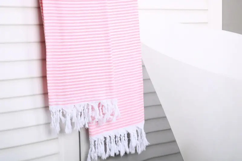 Guest Towel, Summer Gift Ideas, Quick-Dry Beach Towel, 68x36 Cotton Striped Towel, Quick-dry peshtemal, Mother Of The Groom Gift, Gift For Him - 8