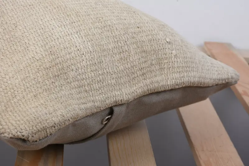 Kilim Pillow Cover, Pillow for Sofa, Turkish Corner Pillow Sham, Accent Pillow Case, 12x20 Beige Pillow, Pillow for Couch, Pillow - 7