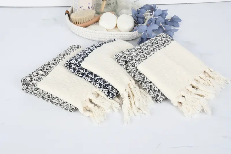 Bridal Shower Gift, Summer Towel, Monogrammed Hand Towel, Halloween Gifts, Monogram Kitchen Towel, 34x18 Cotton Floral Design Towel, Kitchen Towel - 8