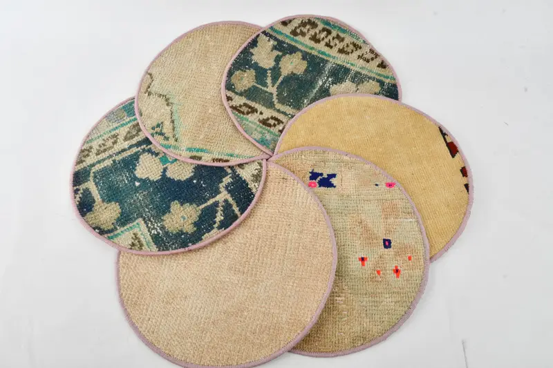 Bohemian Beige & Bronze Placemat, Western & Cowboy Style Placemat