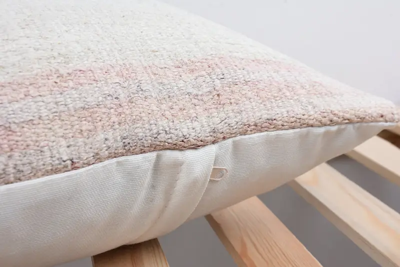 Decorative Throw Cushion Cover, Kilim Pillow, 16x16 White Cushion Cover, Cushion Cover, Interior Designer Pillow, Antique Pillows - 7