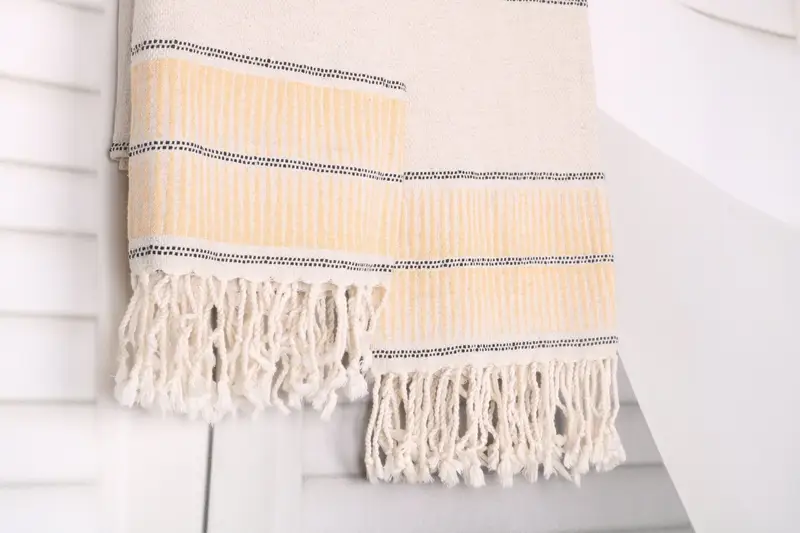 Turkish towel, Best Friend Christmas Gift, Arizona Bachelorette Party Favors, Fouta towel, 70x40 Linen Striped Towel, Monogram Turkish Towel - 8