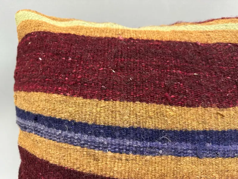 Wholesale Pillow Case, Vintage Kilim Throw Pillow, Pillow for Couch, Home Decor Pillow, 20x20 Red Pillow Case, Ikat Pillow, Cushion - 5