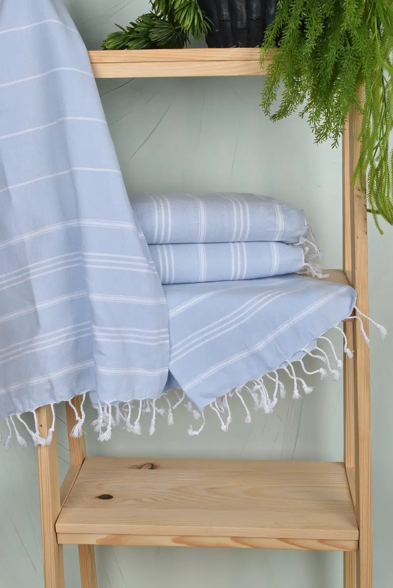 Turkish Tea Towel, Handmade Gift, Girl Trip Party Favor, 40x24 Cotton Striped Towel, Grandma Gift, Personalized Gifts, Personalized Dish Towel - 6