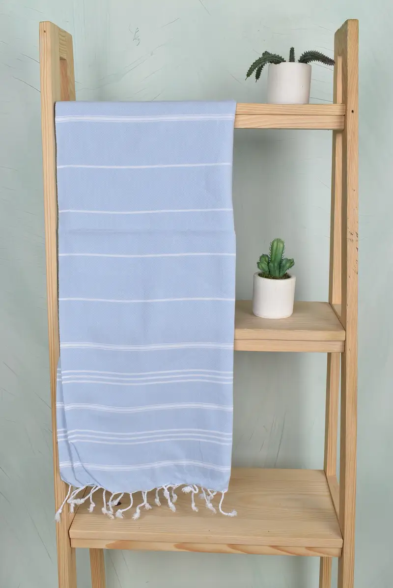 Turkish Tea Towel, Handmade Gift, Girl Trip Party Favor, 40x24 Cotton Striped Towel, Grandma Gift, Personalized Gifts, Personalized Dish Towel - 8
