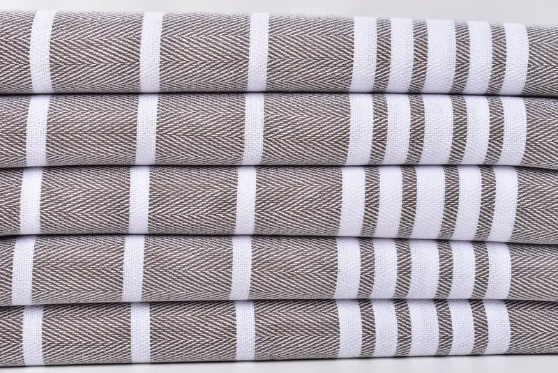 40x20 Cotton Zig zag Towel, Turkish Towel Hand Towel, Bridal Party Gifts, Monogram Hand Towel, Best Friend Gift, Summer Gift, Turkish Hand Towel - 2