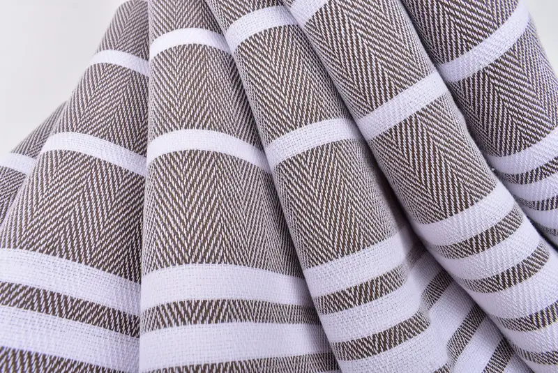 40x20 Cotton Zig zag Towel, Turkish Towel Hand Towel, Bridal Party Gifts, Monogram Hand Towel, Best Friend Gift, Summer Gift, Turkish Hand Towel - 5