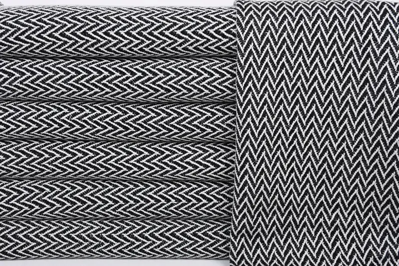 Regalos de dama de honor, toallas de baño pequeñas, toalla de spa, toalla de mano personalizada, toalla de verano, toalla de baño, regalos de Navidad, toalla de diseño en zigzag de algodón de 34x18 - 1