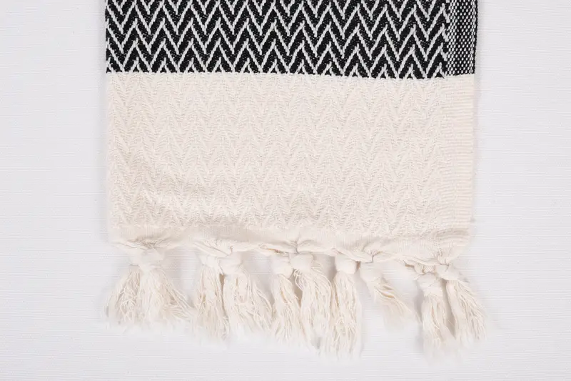 Regalos de dama de honor, toallas de baño pequeñas, toalla de spa, toalla de mano personalizada, toalla de verano, toalla de baño, regalos de Navidad, toalla de diseño en zigzag de algodón de 34x18 - 3